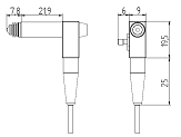 传感器851S009（轴向电缆）/851S010（径向电缆